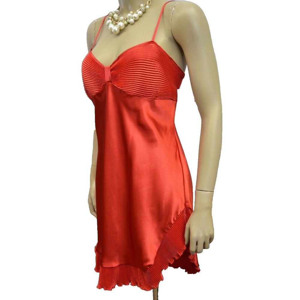 Sexy Red Night gown, QUINN for Wondermaid, NOS w/Tags VTG 70's, Feminine Sz M